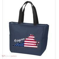 Virginia United States Map Tote Bag thumb 3