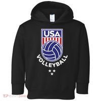 Volleyball USA Support The Team USA Flag Beach T Toddler Hoodie thumb 0