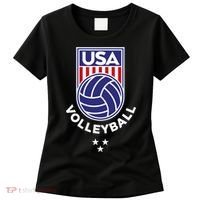 Volleyball USA Support The Team USA Flag Beach T Women's T-Shirt thumb 0