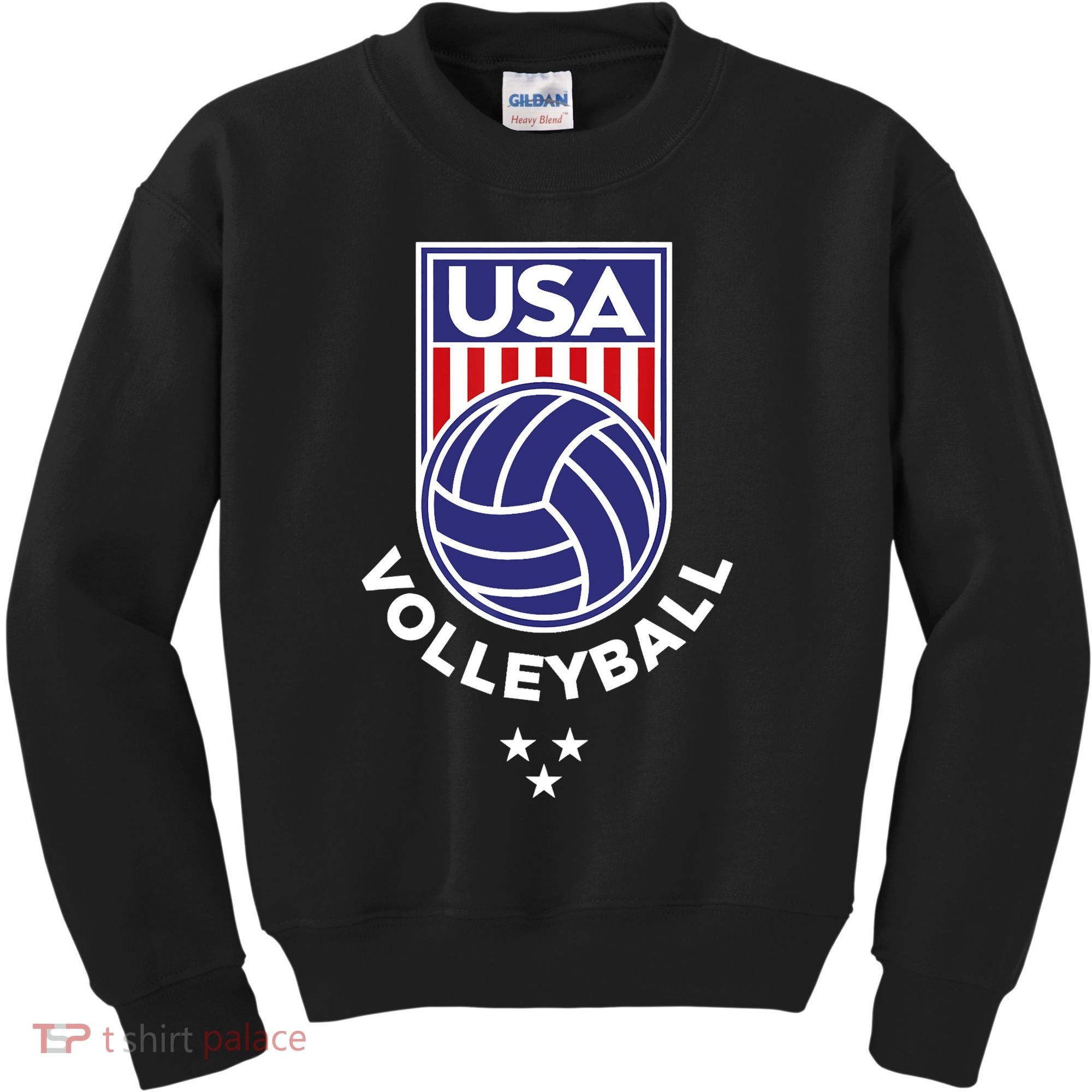 Volleyball USA Support The Team USA Flag Beach T Kids Sweatshirt