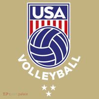 Volleyball USA Support The Team USA Flag Beach T Hoodie thumb 2