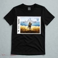 Vintage Ukraine Stamp Russian Warship Go F Yourself Ukrainian Flag Pride T-Shirt thumb 5