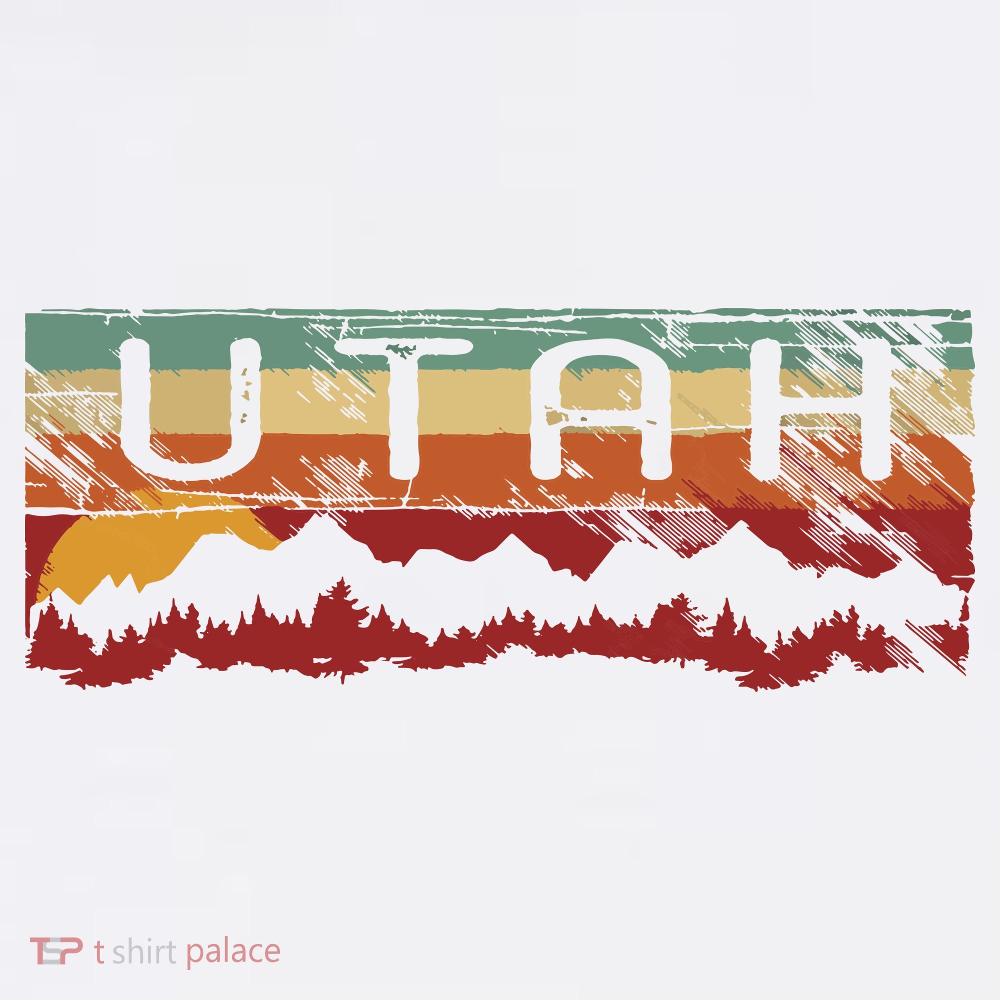 Vintage Utah Utah Hiking T T-Shirt
