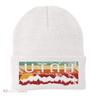 Vintage Utah Utah Hiking T Beanie