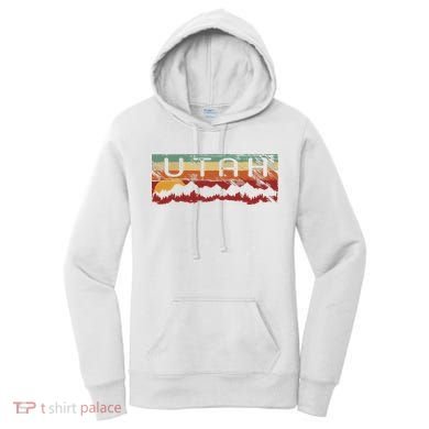 Vintage Utah Utah Hiking T Women's Hoodie