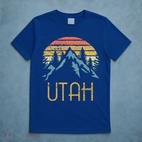 Vintage Ut Utah Mountains Outdoor Adventure Gift T-Shirt thumb 5