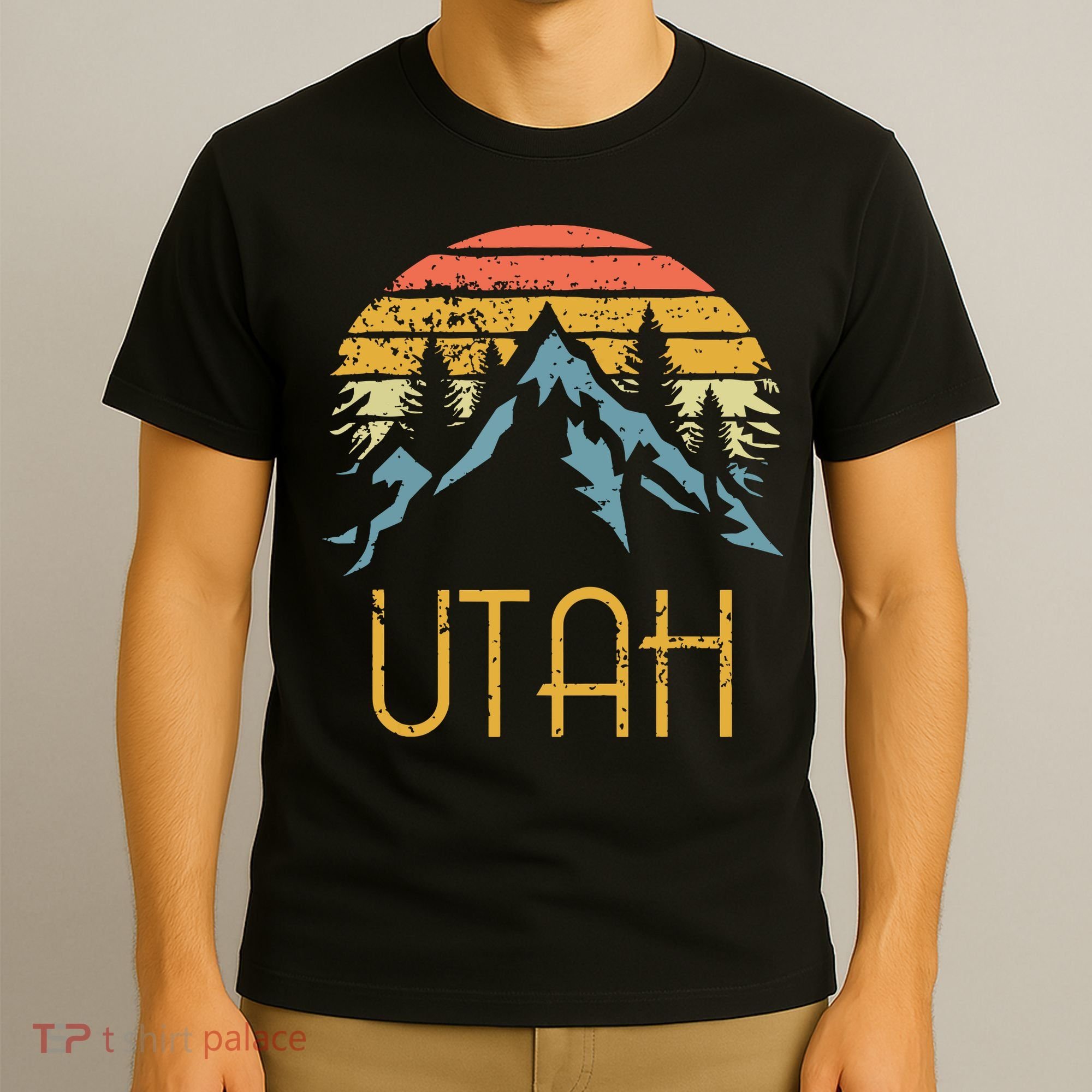 Vintage Ut Utah Mountains Outdoor Adventure T-Shirt