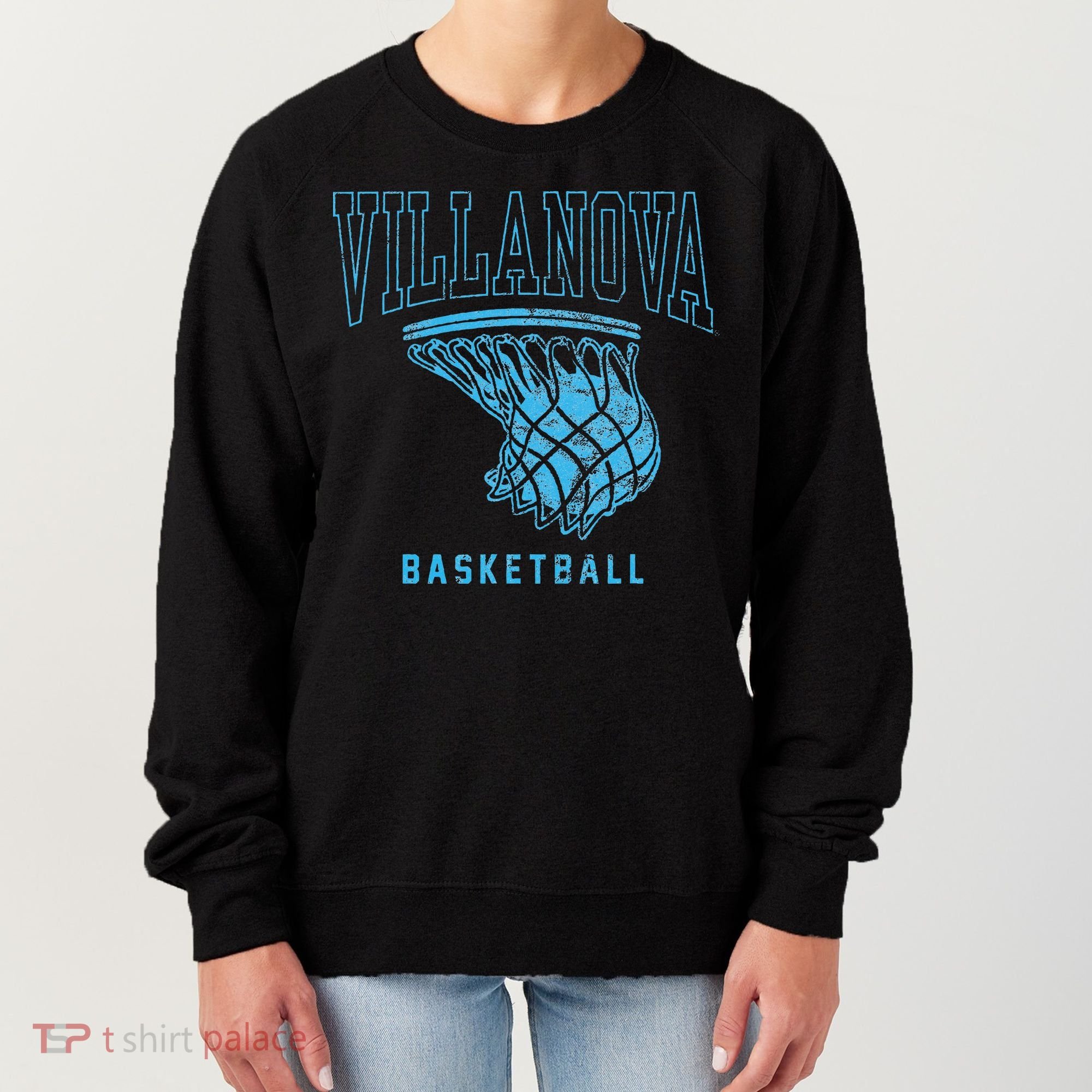 Villanova University Wildcats Basketball Hoop Women's Sweatshirt
