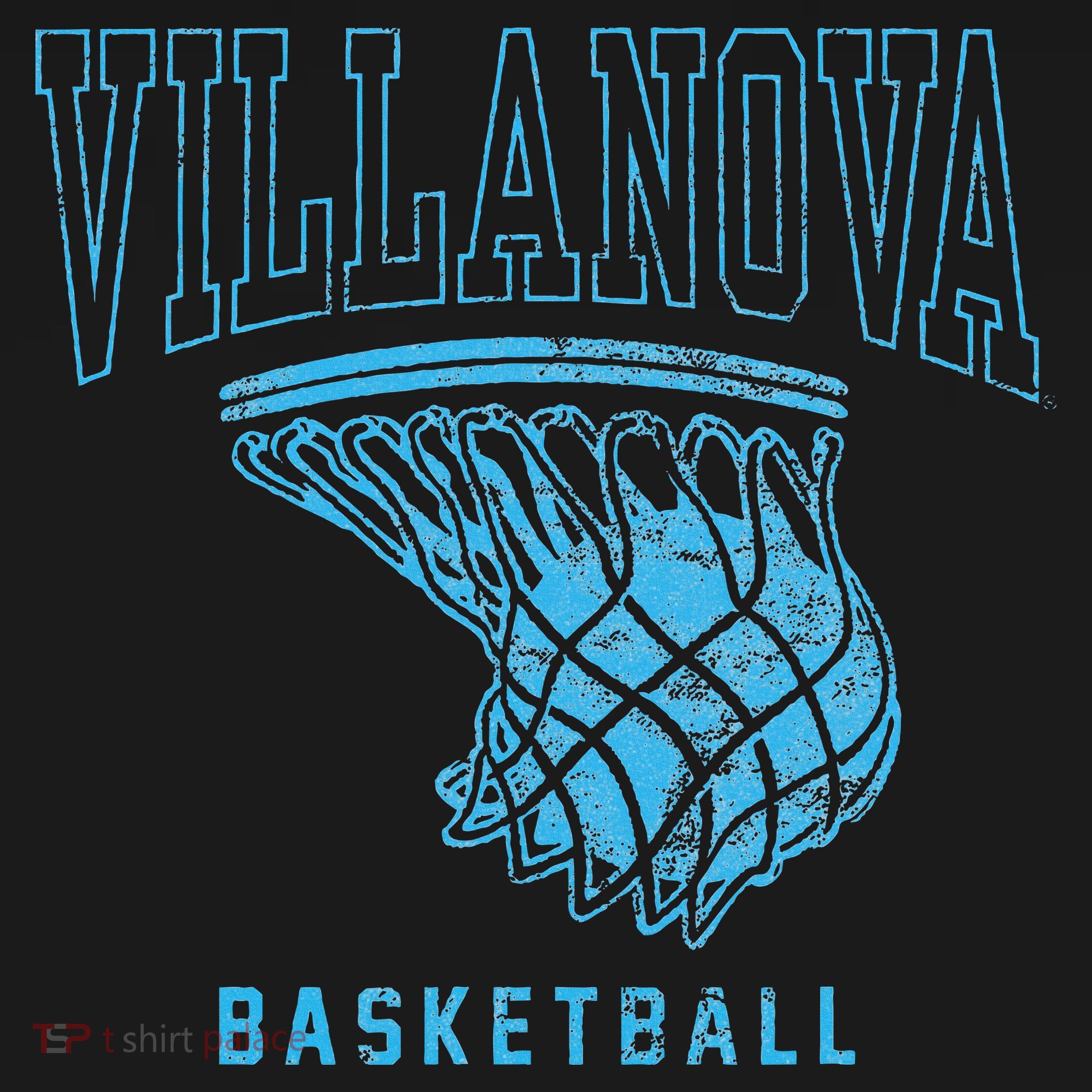 Villanova University Wildcats Basketball Hoop Sweatshirt