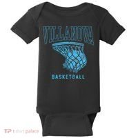 Villanova University Wildcats Basketball Hoop Baby Bodysuit thumb 0