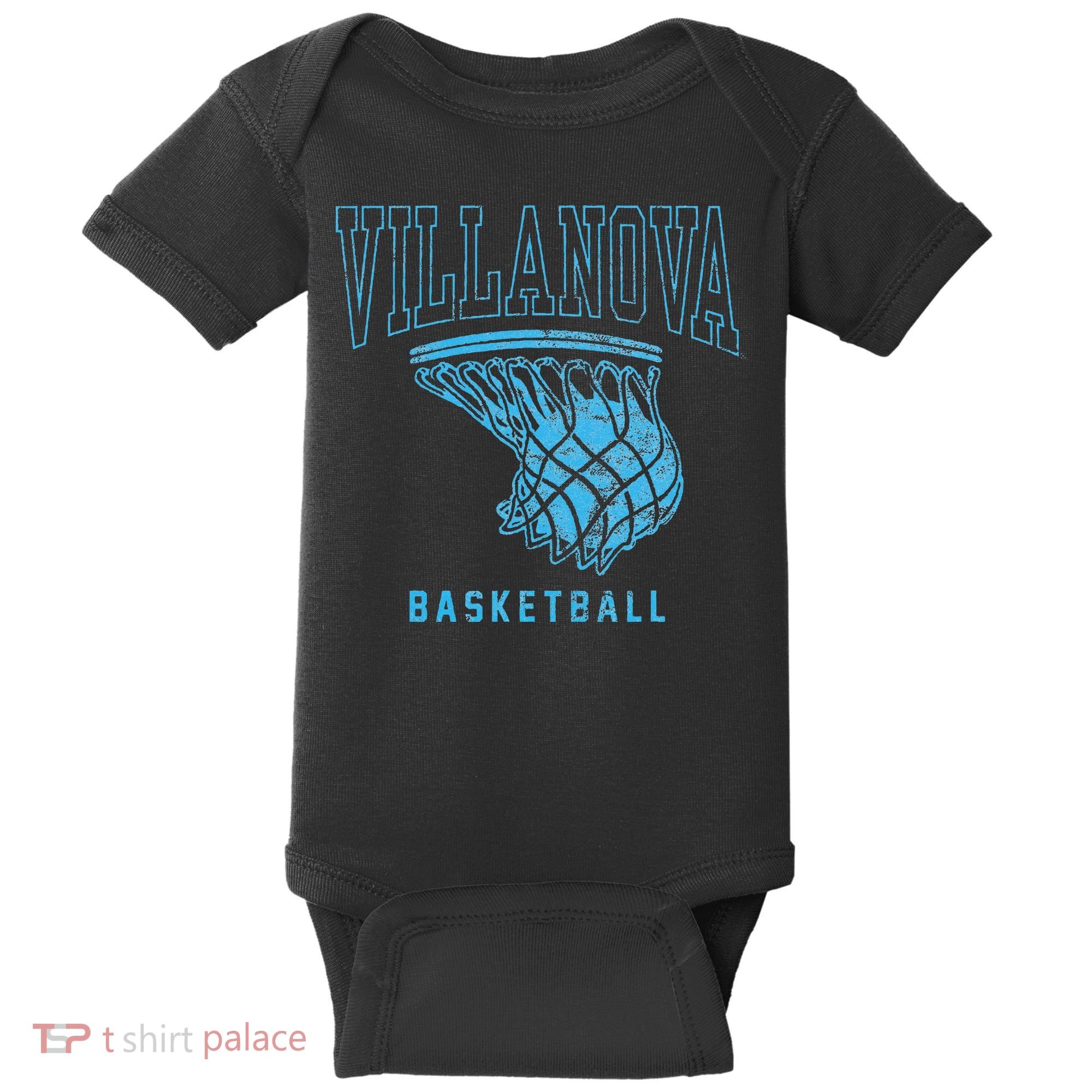 Villanova University Wildcats Basketball Hoop Baby Bodysuit