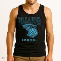 Villanova University Wildcats Basketball Hoop Tank Top thumb 3