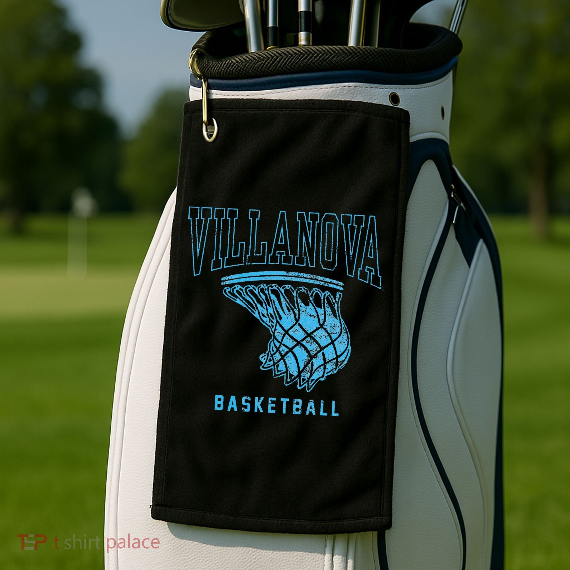 Villanova University Wildcats Basketball Hoop Golf Towel