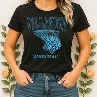Villanova University Wildcats Basketball Hoop Women's T-Shirt thumb 2