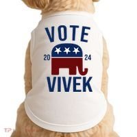 Vote Vivek 2024 Republican Election Doggie Tank thumb 0