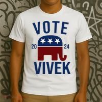 Vote Vivek 2024 Republican Election T-Shirt thumb 3