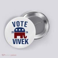 Vote Vivek 2024 Republican Election Button thumb 0