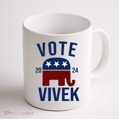 Vote Vivek 2024 Republican Election Coffee Mug back
