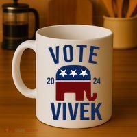 Vote Vivek 2024 Republican Election Coffee Mug thumb 4