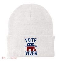 Vote Vivek 2024 Republican Election Beanie thumb 0