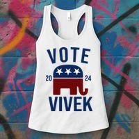 Vote Vivek 2024 Republican Election Women's Tank Top thumb 3
