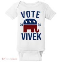 Vote Vivek 2024 Republican Election Baby Bodysuit thumb 0