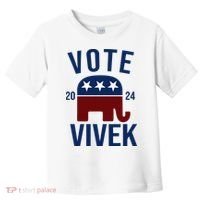 Vote Vivek 2024 Republican Election Toddler T-Shirt thumb 0