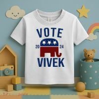Vote Vivek 2024 Republican Election Toddler T-Shirt thumb 3