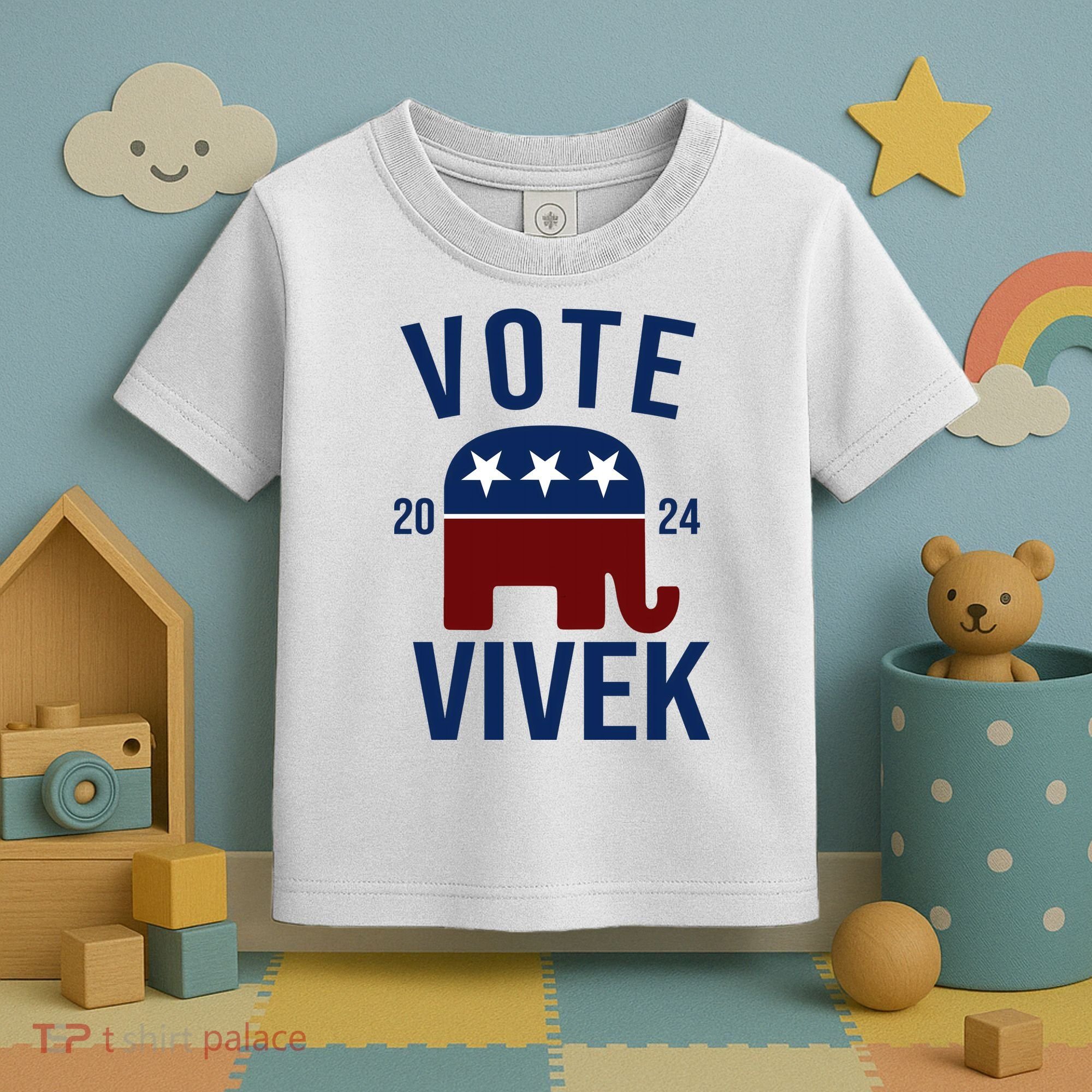 Vote Vivek 2024 Republican Election Toddler T-Shirt