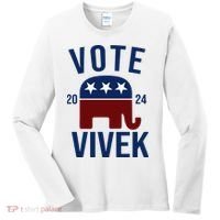 Vote Vivek 2024 Republican Election Women's Long Sleeve Shirt thumb 0