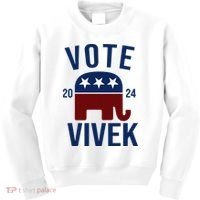 Vote Vivek 2024 Republican Election Kids Sweatshirt thumb 0