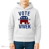 Vote Vivek 2024 Republican Election Kids Hoodie thumb 4