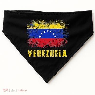 Venezuela Venezuelan 7 Star Flag USA-Made Doggie Bandana