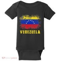 Venezuela Venezuelan 7 Star Flag Baby Bodysuit thumb 0