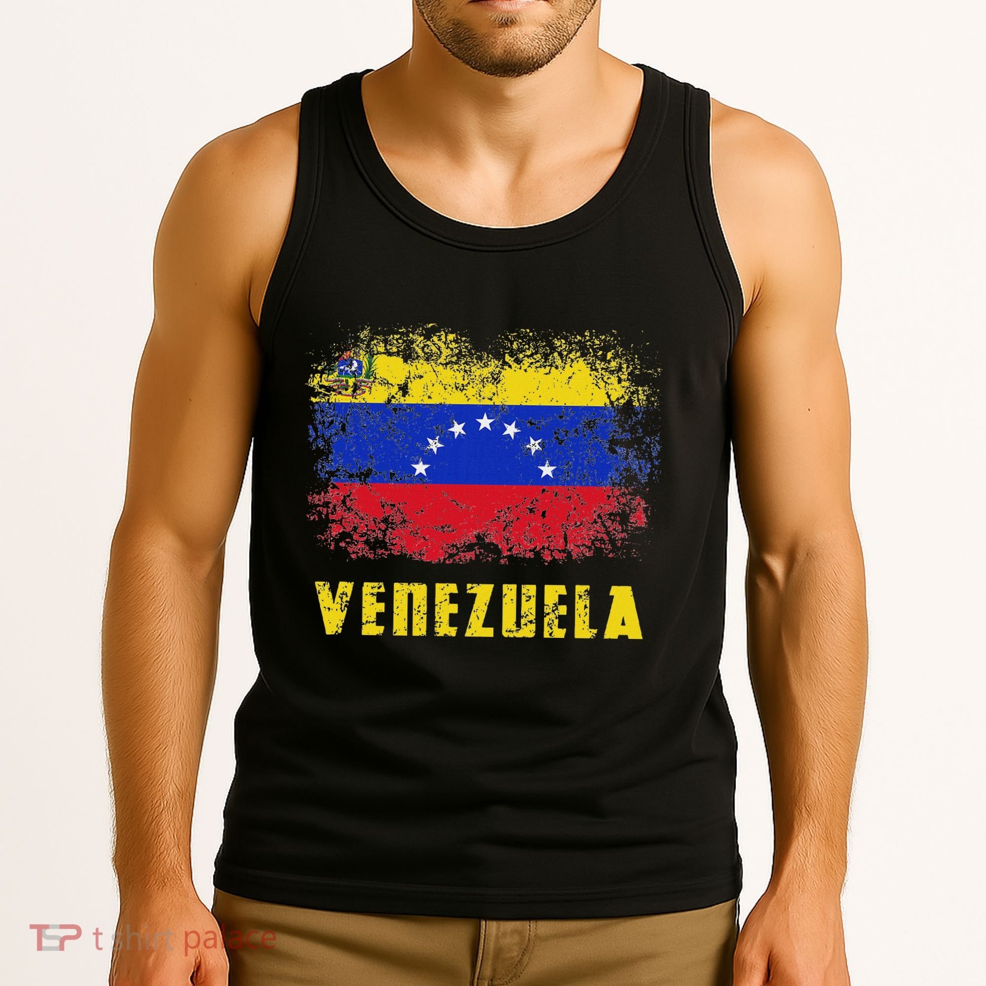 Venezuela Venezuelan 7 Star Flag Tank Top