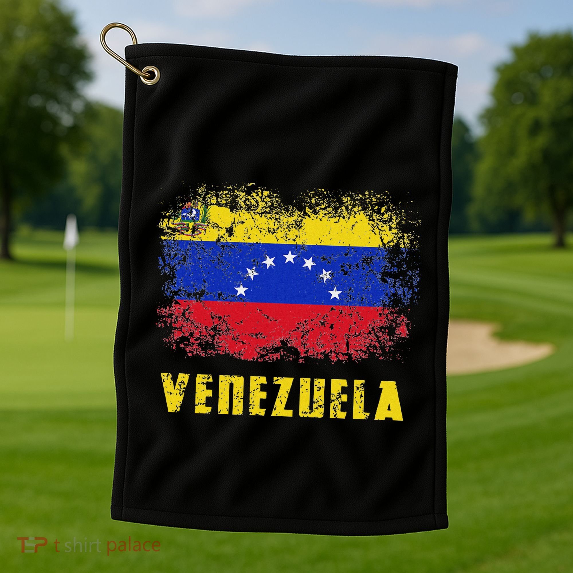 Venezuela Venezuelan 7 Star Flag Golf Towel