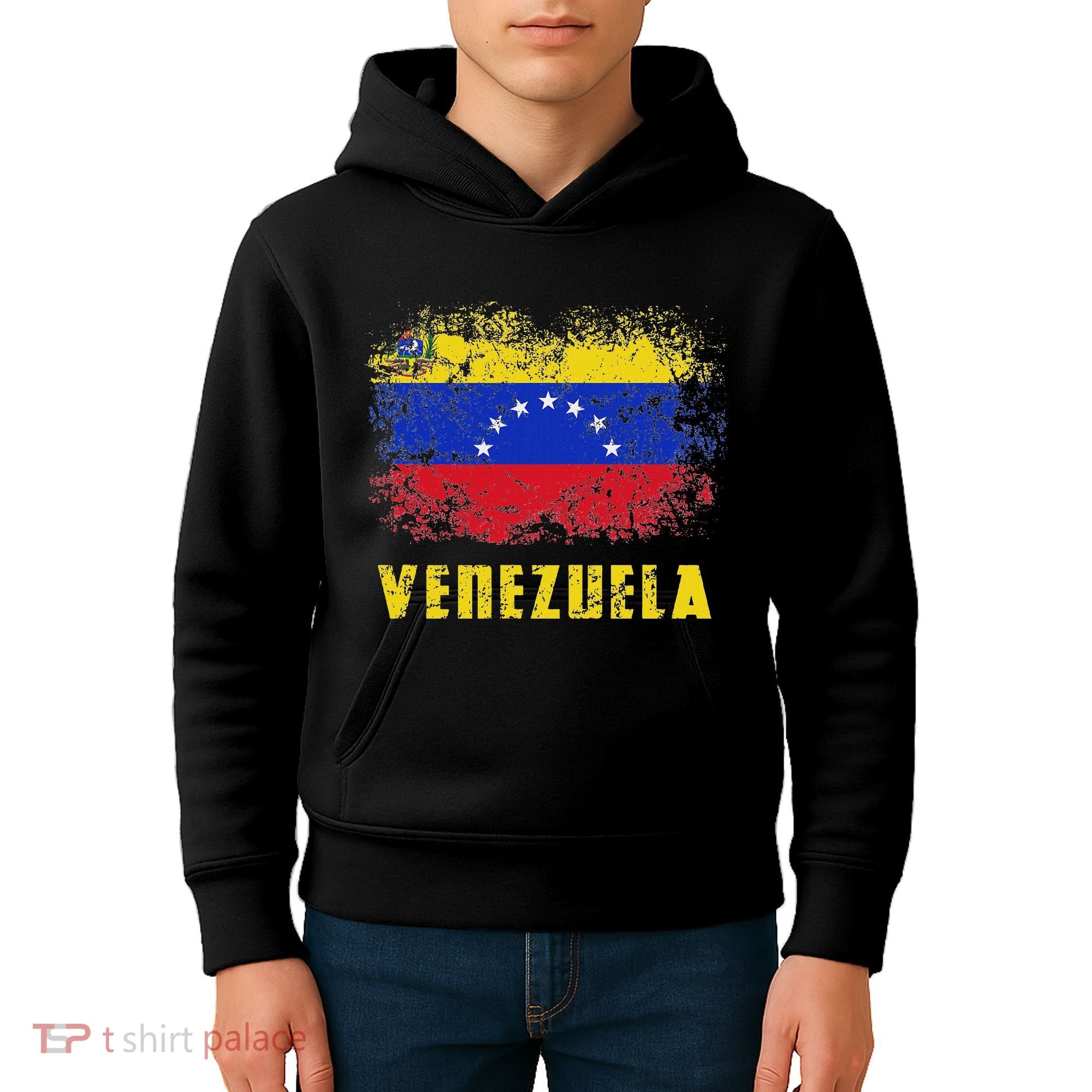 Venezuela Venezuelan 7 Star Flag Kids Hoodie