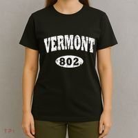 Vermont . Vintage Area Code 802 T-Shirt thumb 4