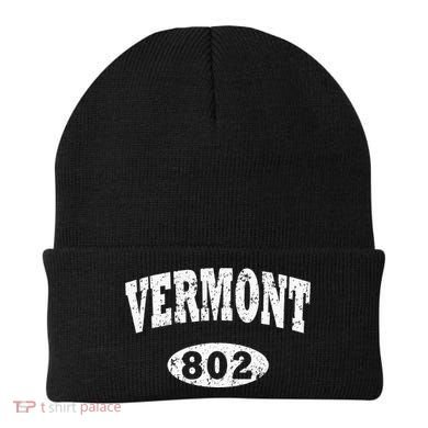 Vermont . Vintage Area Code 802 Beanie