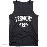Vermont . Vintage Area Code 802 Tank Top thumb 0