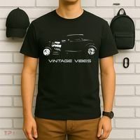 Vintage Vibes Automotive Nostalgia Classic Hotrod Car T-Shirt thumb 6