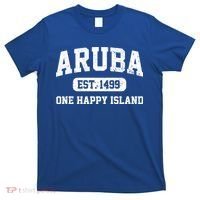 Vintage Varsity Aruba Gift T-Shirt thumb 0