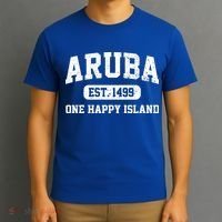 Vintage Varsity Aruba Gift T-Shirt thumb 3
