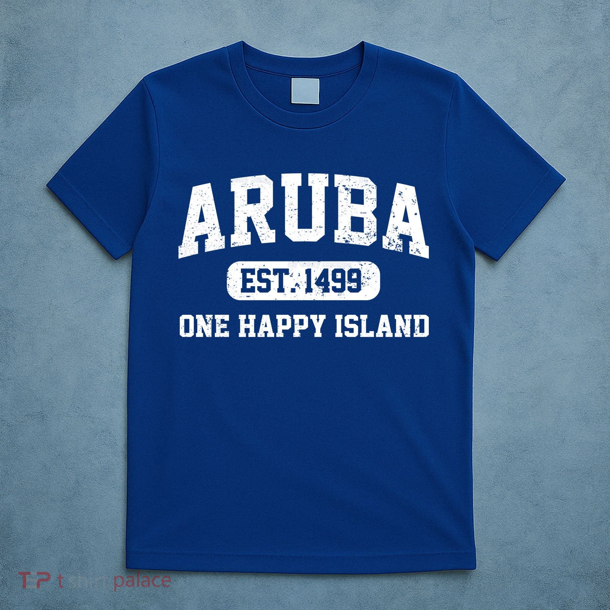 Vintage Varsity Aruba Gift T-Shirt