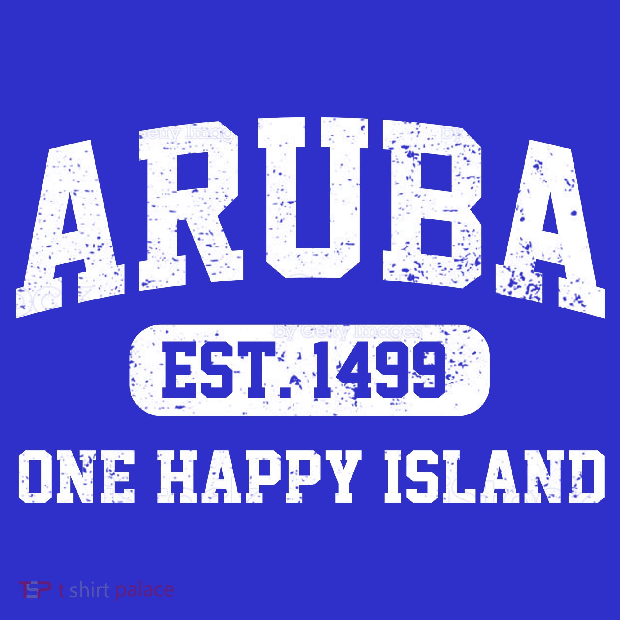 Vintage Varsity Aruba Gift T-Shirt