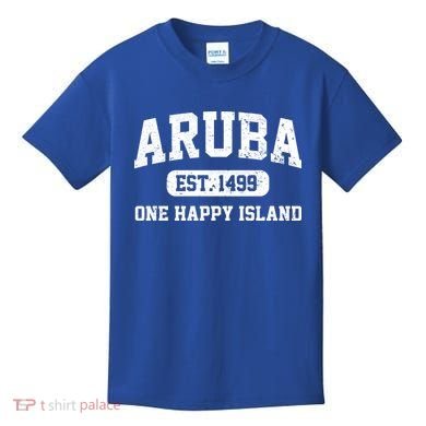 Vintage Varsity Aruba Gift Kids T-Shirt