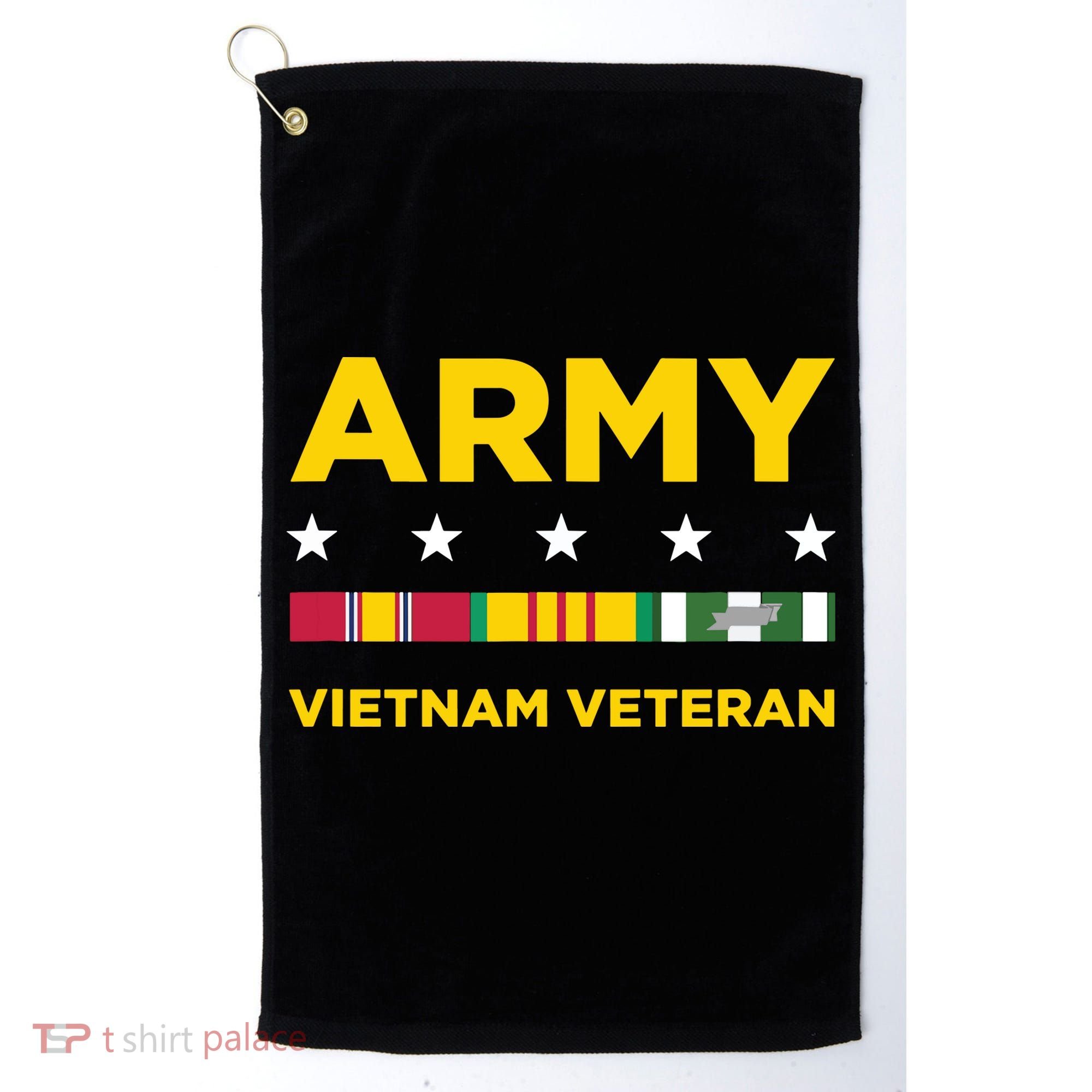 Vietnam Veteran Army Golf Towel