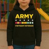 Vietnam Veteran Army Kids Hoodie thumb 3