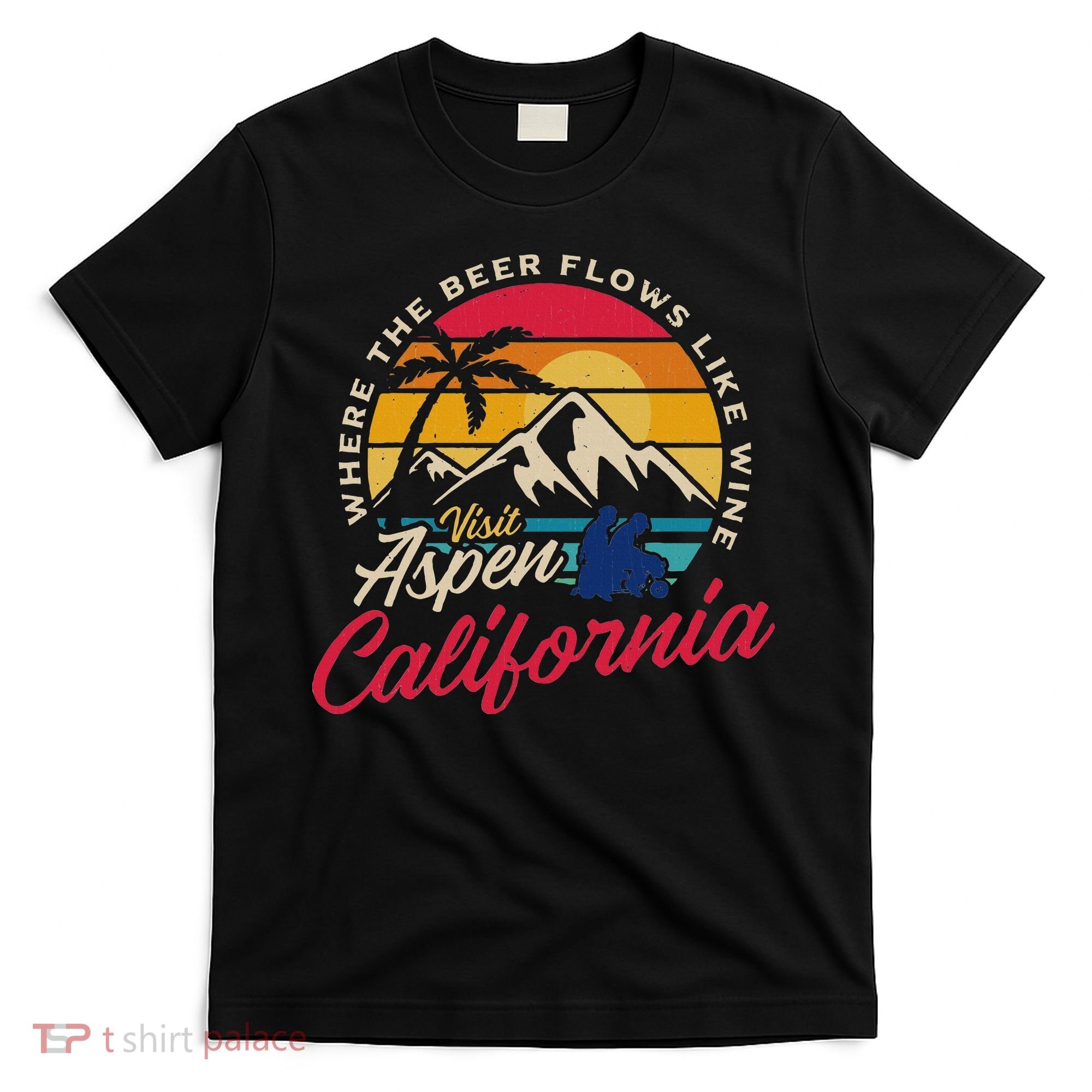 Vintage Visit Aspen California Dumb Dumber Spot Retro T-Shirt