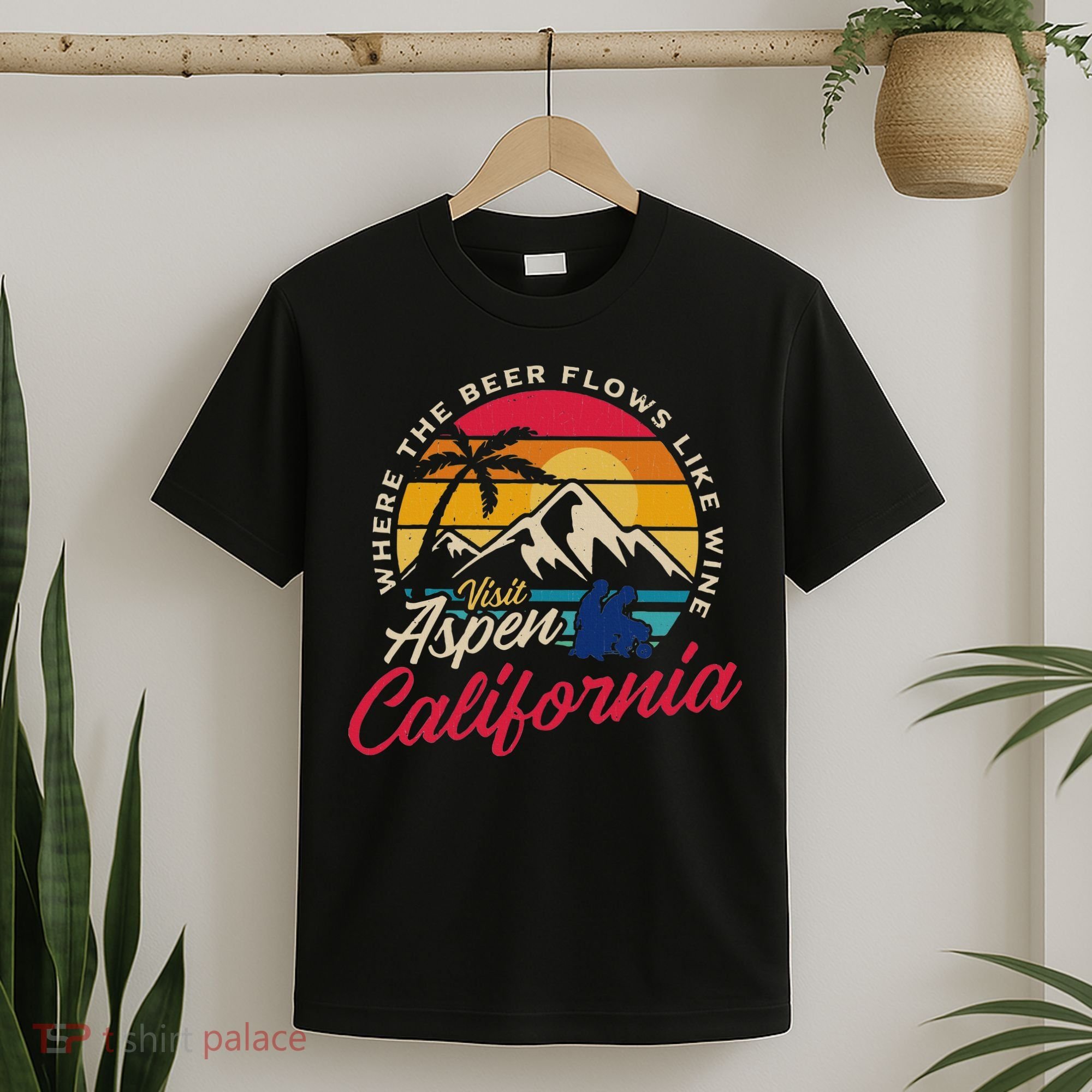 Vintage Visit Aspen California Dumb Dumber Spot Retro T-Shirt